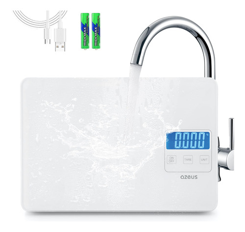 Báscula De Cocina Digital Recargable 5 Kg Alta Precisión