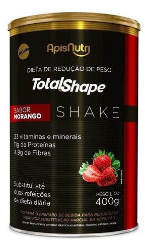 Shake Total Shape (400g) - Sabor: Morango