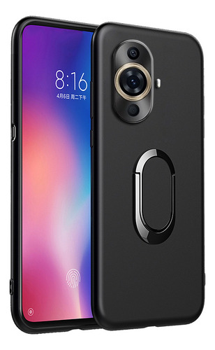 Funda Para Huawei Nova 12s Adsorbible Silicona Anillo