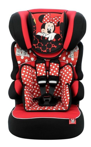 Imagem 1 de 2 de Cadeira infantil para carro Team Tex Disney Beline Luxe Minnie Mouse red