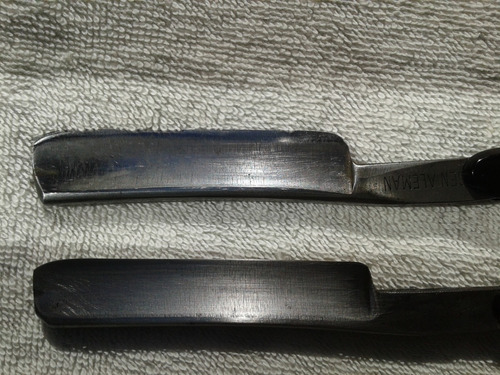 3 Antiguas Navajas Barbero Solingen Hugo Rade Alemanas