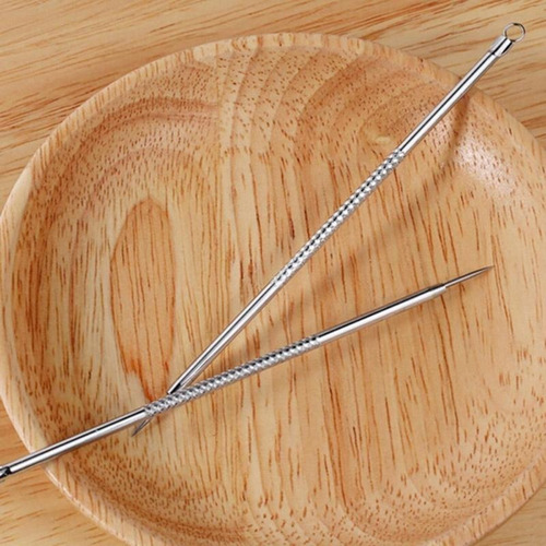 Imagem 7 de 10 de Pinça Para Remoção De Cravos E Espinhas Em Aço Inoxidável