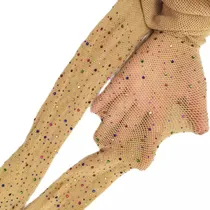 Comprar Pantys Malla Con Incrustaciones De Diamante Fantasía Panties
