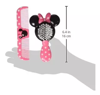 Cepillo Para El Cabello Minnie De Disney Y Conjunto De Peine