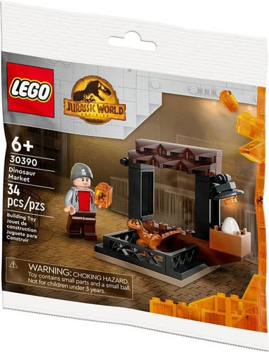 Juguete Lego Jurassic World Dinosaur Market 30390 Cantidad De Piezas 34