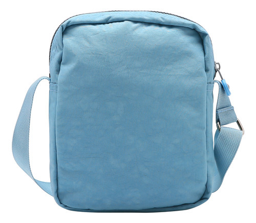 Bolsa Transversal Feminina Crinkle Nylon Chenson 8732238 Cor Azul