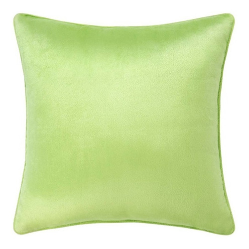 Cojín Decorativo Velvet Esquimal 45cm X 45cm Color Verde