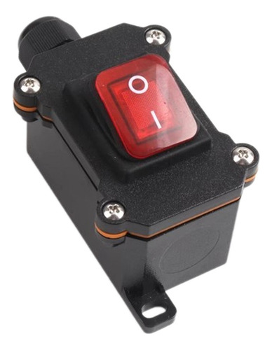 Hf Caja De Interruptor De Cable Para Exteriores, Luz Roja