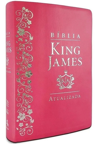 Bíblia De Estudo King James Atualizada Letra Grande Pink