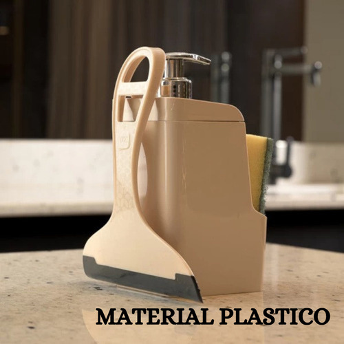 Kit Rodinho De Pia E Dispenser Porta Detergente E Esponja Uz