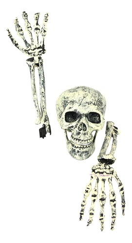 Craneo Y Manos Esqueleticas Decoracion Halloween