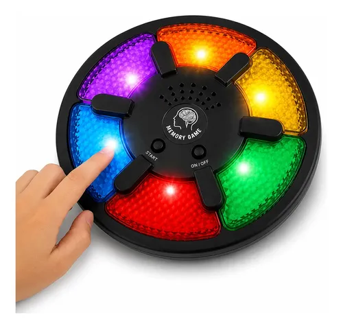 Jogo De Memória Eletrônico Decoreba C/ Luz E Som Educativo