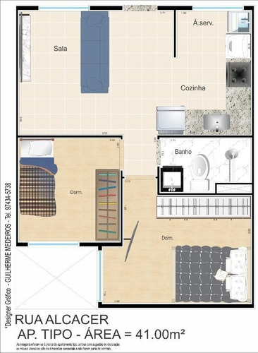 Imagem 5 de 8 de Apartamento Com 2 Dormitórios À Venda, 42 M² Por R$ 226.000,00 - Vila Granada - São Paulo/sp - Ap2791