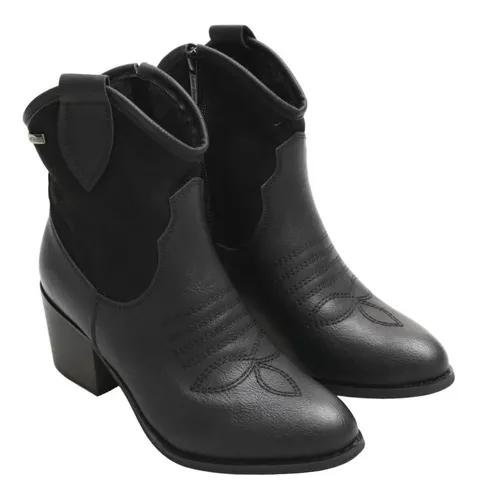 Botas Texanas Mujer Lady Stork Adelaida Cierre Combinada