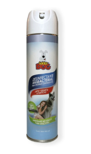 Desinfectante Antibacterial Para Mascotas Aerosol 400 Ml