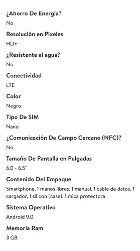 Celular Oppo A12 Telcel Liberado Azul Oscuro (Usado)
