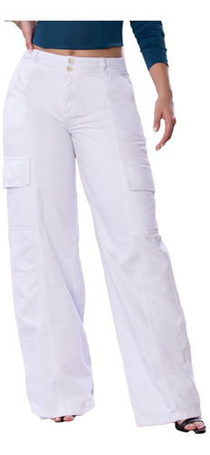 Jeans Paraiso Palazzo Color Blanco Tyt: Expresa Tu Estilo 