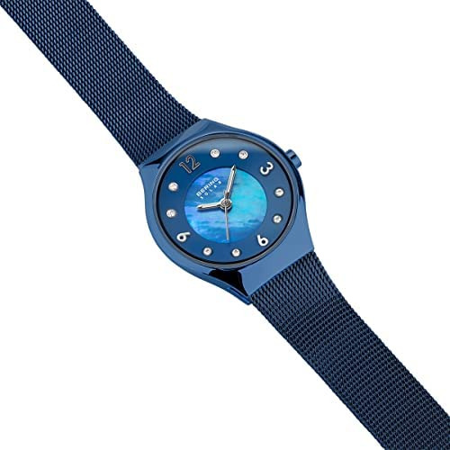 Bering Reloj Solar Para Mujer Con Correa De Acero Inoxidable
