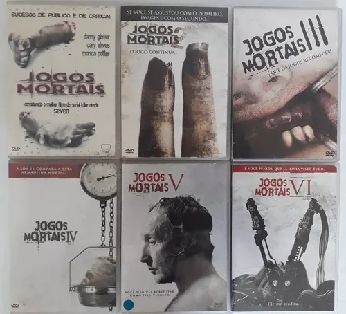 Coleção Dvds Filmes - Jogos Mortais