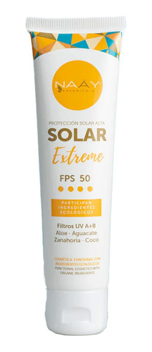 Bloqueador Solar Adultos Naay Fps 50 Producto Vegano