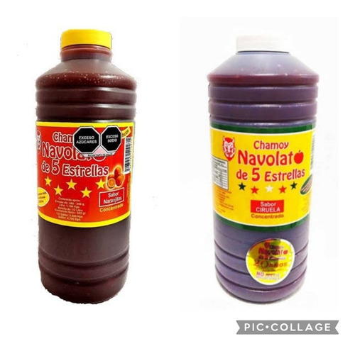 Chamoy De Navolato 2 Litros Naranjita Y Ciruela