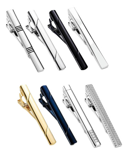 3 X 8 Uds Clips De Corbata Cobre Simple Amante Regular