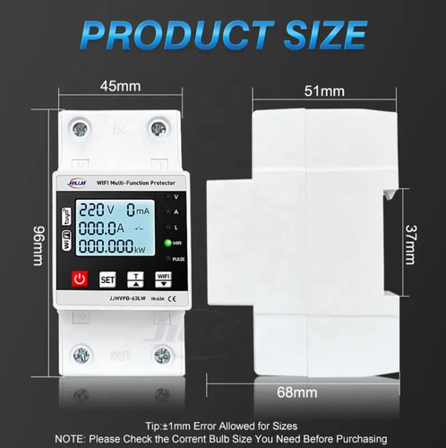 Protector Supervisor Eléctricos Integral Monofasico Smart