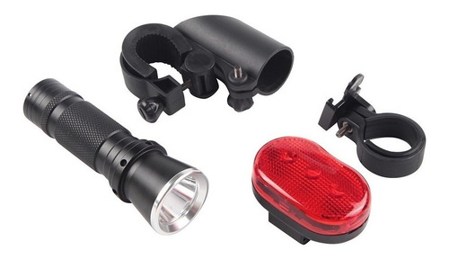 Juego Luces Led Bicicleta Blanco Rojo Linterna Um Lights