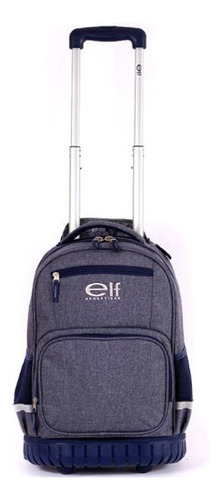 Mochila Con Carro Elf Con Base De Goma Reforzada Escolar