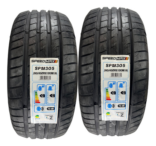 Kit 04 Pneus 245/45r18 100w Speedmax Spm305 Xl Azera Tiguan