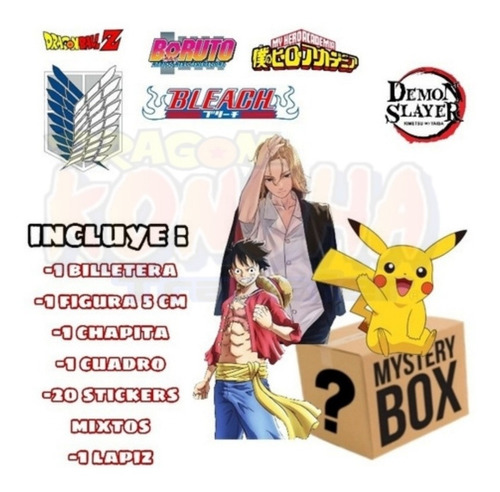 Caja Misteriosa Anime Mistery Box Anime 