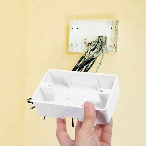Cajas De Enchufe De Pared, 5 Unidades, Caja De Enchufes Eléc
