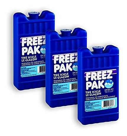 Freez Pak (3 Pack) Paquetes De Hielo Reutilizables, 17s5z