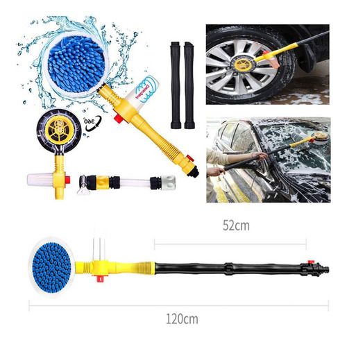 Cepillo De Limpieza Para Fregona De Coche, Multifuncional