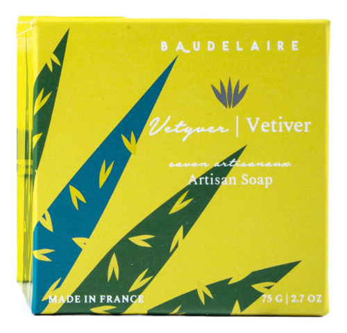 Provence Sante, Vetiver Gift Soap - Juego De 2 Barras, 2.7 O