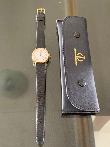Baume & Mercier Ladies Ouro Maciço 18k Lindo Cartier Omega Preto Ouro 18k Branco (Usado)