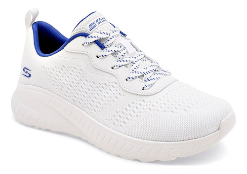 Tenis Mod 117227ofw Para Mujer Skechers Color Blanco D1