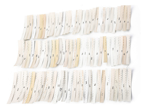 1800 Piezas De Resistencias De Chip Smd De 1/10 W, 90 Valore
