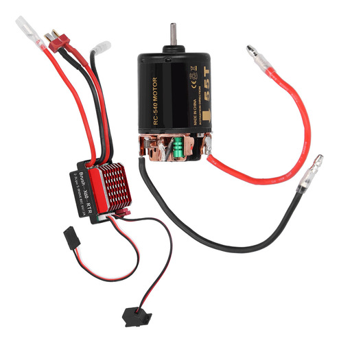 Rc Car Motor 540 Brushed 360a Esc T Plug Accessory Fit For