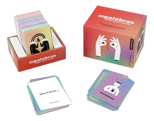 Imagen 2 de 3 de Juego de cartas Desconectados En Palabras