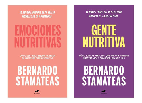 Emociones + Gente Nutritiva - Stamateas - Vergara - 2 Libros