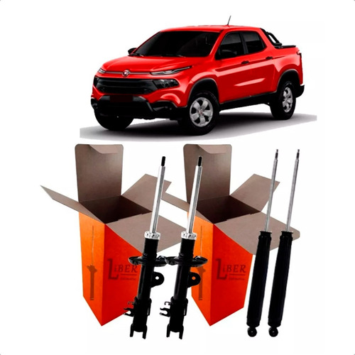 4 Amortecedor Toro 1.8 2.4 Flex 2016 2017 2018 Diant./tras.