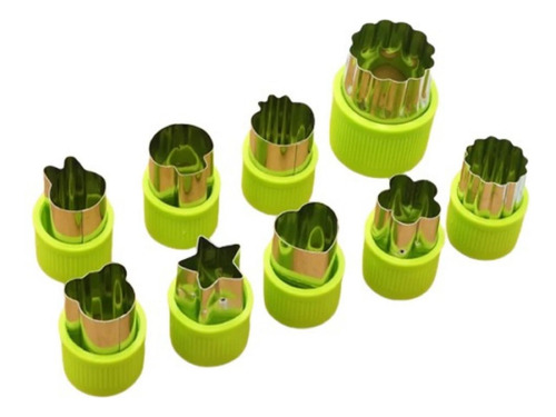 Mini Cortadores Moldes De Galletas Frutas Verduras Masas