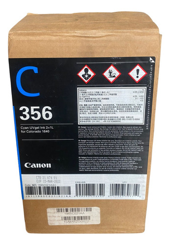 Tinta Canon 356 Cian Original Nuevo Caducado