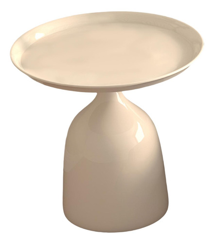 Mesa Lateral Redonda Pequena Mesa De Martini Altura 43cm