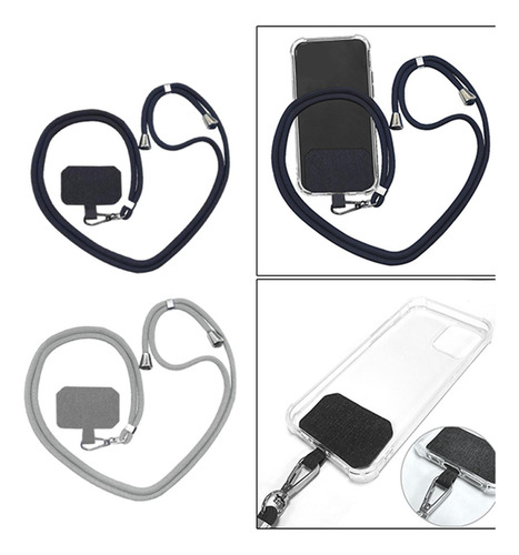 2x Correa De Cuello De Cordón Ajustable Desmontable Para