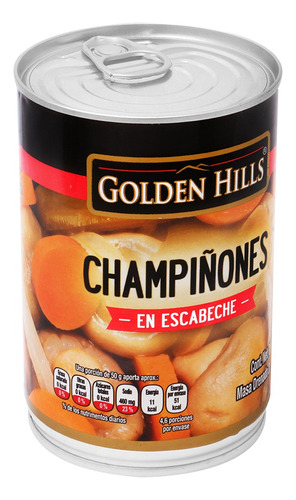 5 Pack Champinones En Escabeche Golden Hills 380