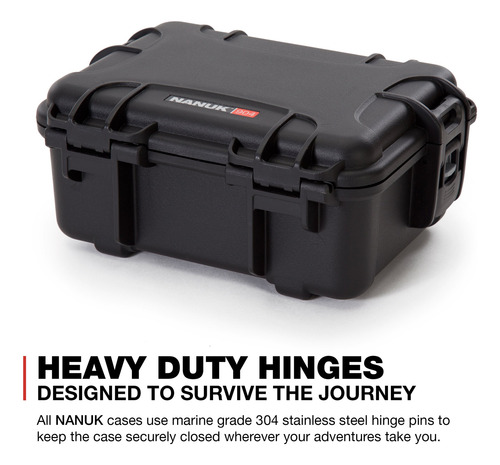 Estuche Rigido Impermeable Nanuk 904 Vacio Negro
