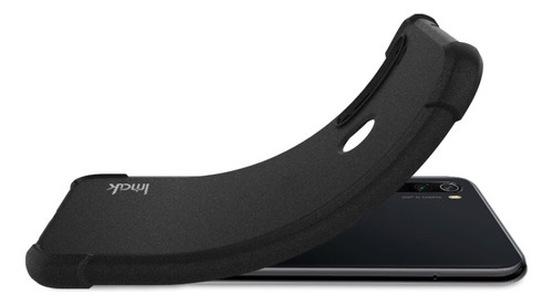 Capa De Telefone Imak Tpu Preta Fosca Para Oneplus Ace 2v 5g