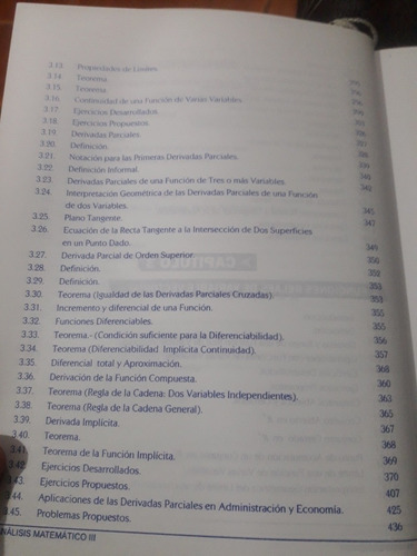Imagen 5 de 10 de Libro De Analisis Matematico Tomo 3 Espinoza
